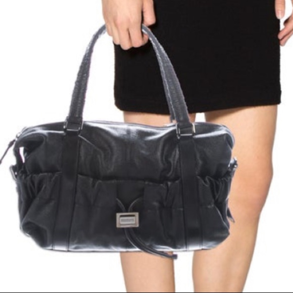 Burberry Farrar Leather Shoulder Bag